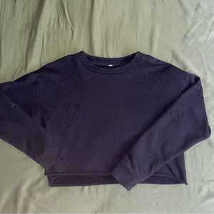 SOLD - Alo Cropped Crewneck